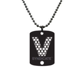 V Syndicate Dogtag - VS Black | וי סינדיקט שרשרת - שחור