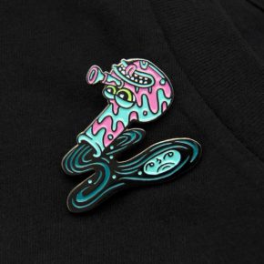 Killer Acid Sad Bong Enamel Pin | סיכה מגניבה - באנג עצוב