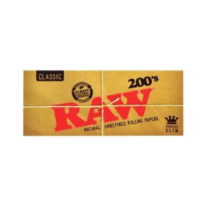 Raw Classic KS Slim 200’s | רו קלאסי גדול - 200 ניירות
