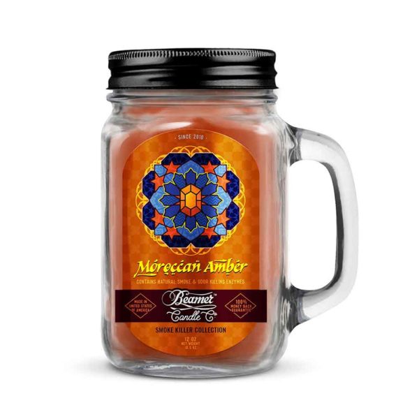 נר לנטרול ריחות | Beamer Candle - Moroccan Amber