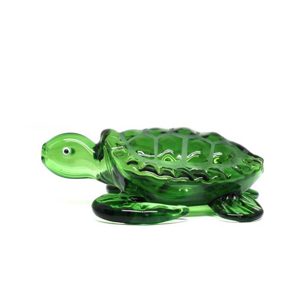 Small Glass Pipe - Sea turtle | מקטרת פייפ זכוכית - צב ים