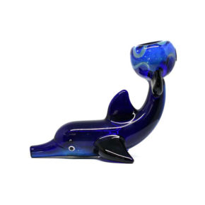 Small Glass Pipe - Dolphin | מקטרת פייפ זכוכית - דולפין