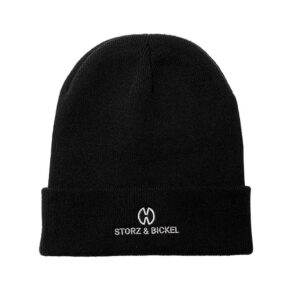 כובע צמר שחור סטורז אנד ביקל | S&B Beanie