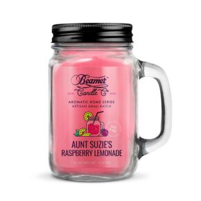 נר ריחני - לימונדת פטל | Beamer Candle – Aunt Suzie’s Raspberry Lemonade