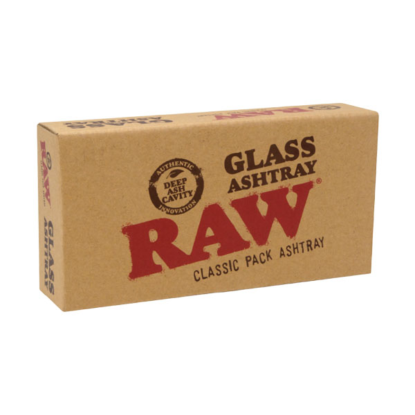 מאפרת זכוכית רו | Raw Glass Ashtray