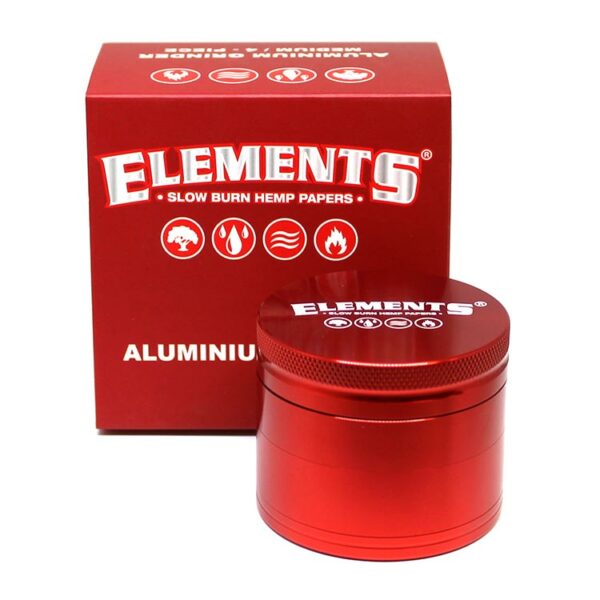 גריינדר אלומיניום אלמנטס - 55 מ"מ | Elements Aluminum Grinder 4pcs