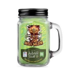 נר ריחני בינוני - מלון ירוק | Beamer Candle Medium - Maui Melon